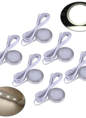 6pcs Motorhome 12V 1.2W Interior White LED Spot Light Alumin