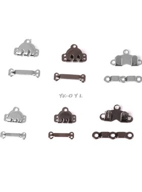 10x Trouser Skirt Hooks   Bars Fasteners For Suit Pants Exte