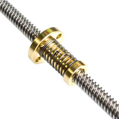 1 Set T8 Lead Screw 400 mm 8mm   Anti backlash Spring Loaded