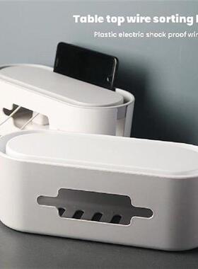 Cord Organiser Box With Cover Multi-function Power Cords