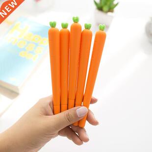 4 pcs/Lot Carrot gel pen 0.5mm black ink pens Vegetable typ