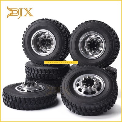 FrontRear Rubber Low Loader Wheels with Alunum Rims for aya