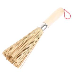 Kitchen Oil Non Brush Bamboo Wok Pot stick Strong Polishing