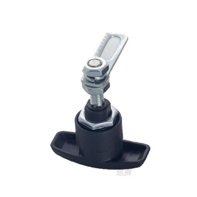 T Handle Latch/Lock Keyed Alike Black Coated Fit for Cabinet