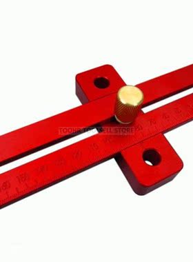 Aluminum Alloy crossed ruler woodworking T type Scriber Wood