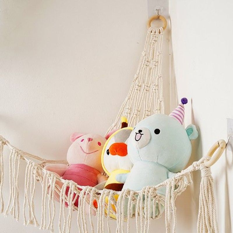 New Hammock Net For Toys Storage Children Room Toys Stuffed