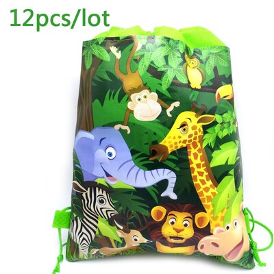 Jungle Animal Theme Mochila Birthday Party Non-woven Fabrics
