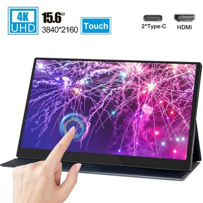 Hot sale 15.6 4K Type-C touch screen portable monitor for Ps