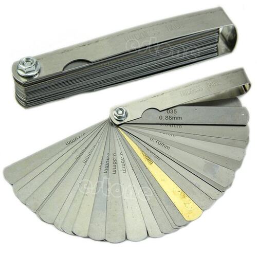 New Feeler Gauge Tune Up Thickness Set 32 Blade IMP/METRIC W