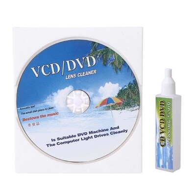 VCD DVD Player Lens Cleaner Dust Dirt Removal Cleaning Fluid