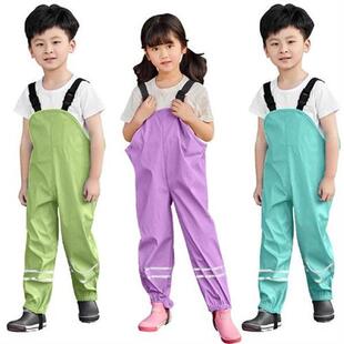 1-8 Y Toddler Kids Boys Girls Rain Dungarees Windproof