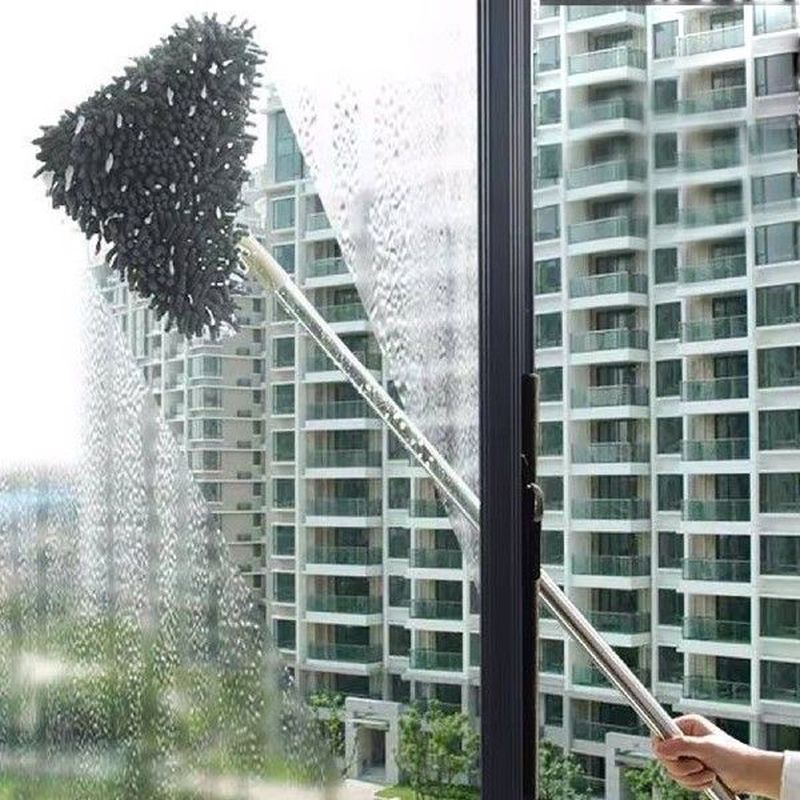 360 Degree Rotatable Adjustable Triangular Cleaning Mop