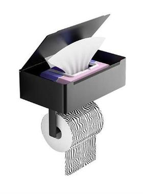 Toilet Paper Holder With Wipe Storage Shelf Flushable Wipes