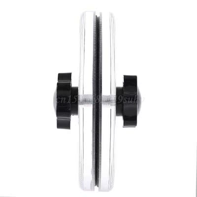 LP Vinyl Record Cleaner Clamp Record Label Saver Acrylic Cle