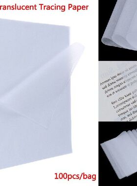 100pcs Translucent Tracing Paper Calligraphy Craft Writing