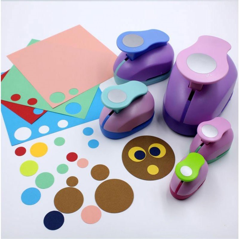 9- 50mm Circle Punch DIY Craft Hole Punch Paper Cutter Scrap