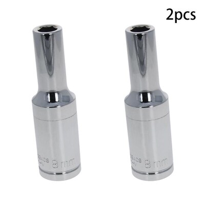 Hot 1~2pcs 1/2 Inch Drive 6-point Lengthened Socket 8/9/10/1