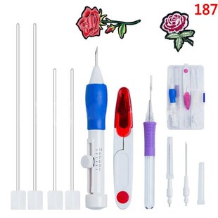 Hot! 13pcs/set Magic DIY Embroidery Pen Set Knitting Sewing