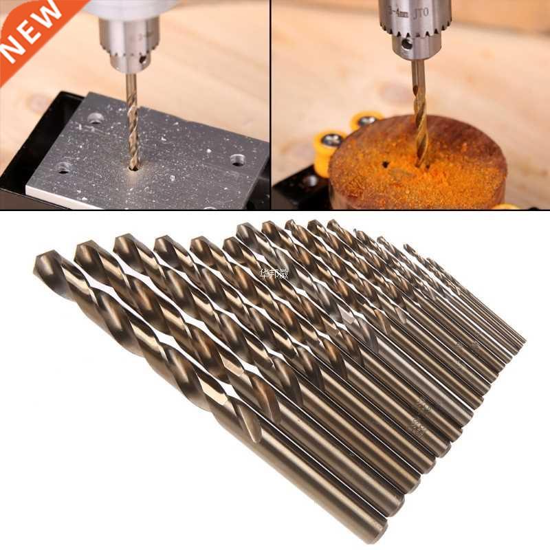 15Pcs High Speed Steel Drill Bits M35 HSS Cobalt Twist Drill