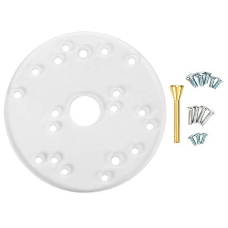 Router Universal Base Plate Acrylic with Centering Pin Screw