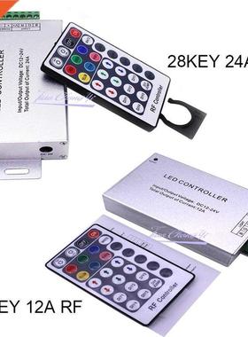DC12V-24V 12A 24A 28key RF Wireles Remote Led RGB Controller