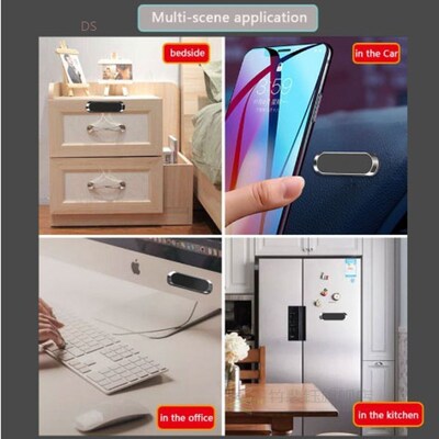Magnetic Car Phone Holder Dashboard Mini Strip Shape Stand F