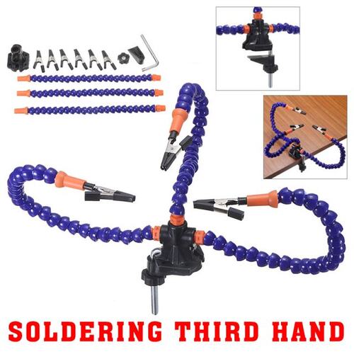 3-Jaw Multifunctional Solder Helping Hands Flexible Arms Wit