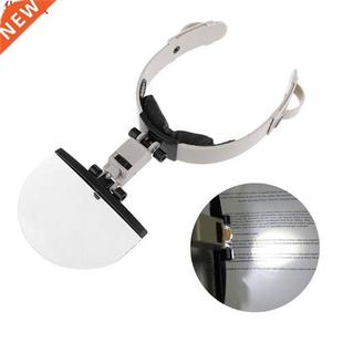 Grande tête de lentille portant une loupe avec LED ill