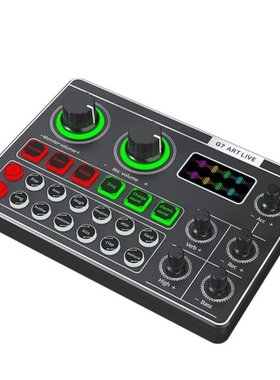 Microphone Mixer Webcast Sound Card Phone PC -G7 External So