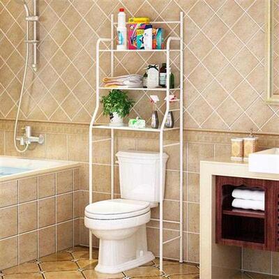 WC Stainless Steel Rack Toilet Cabinet Shelving Kitchen Wash