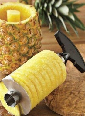 3 Colors Stainless Steel Pineapple Corer Peeler Cutter Easy
