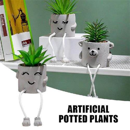 Super Cute Flowerpot Ornament Simulated Plant Creative