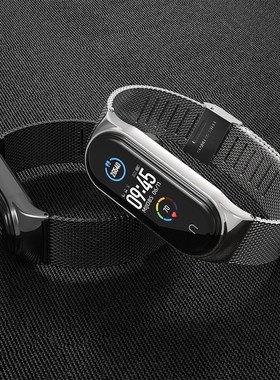 For Xiaomi Mi Band 5 Strap Miband 4 3 Metal Leather Bracele