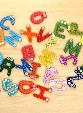 26 English letters refrigerator Magnetic refrigerator