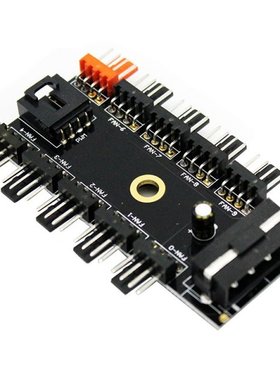 Computer/Pc Case Fan Controller Power Cable 1 Female to 10 M