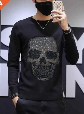 Men's Sweater Oversized Knitted Pullover Hip Hop Par