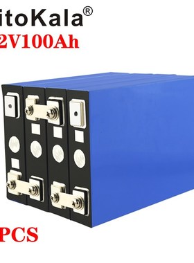 4pcs  3.2V 100Ah battery pack LiFePO4 Lithium phospha Large