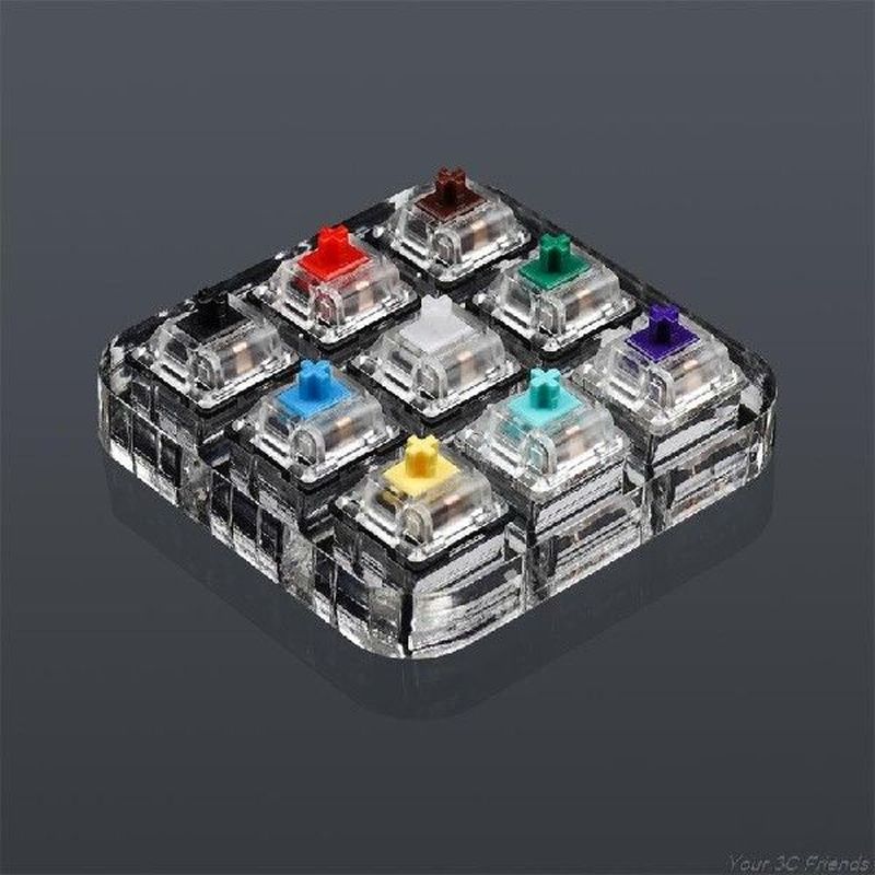 9 Tutup Kunci Tembus Alat Uji Keycap Gateron MX Switch 玩具/童车/益智/积木/模型 其它玩具 原图主图