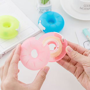 Korea Creative Portable Donut Tape Holder Invisible Tape