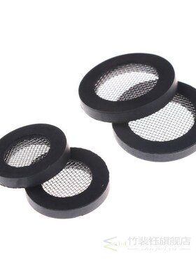 10pcs  Rubber Gasket with Net Shower Head Filter Plumbing Ho