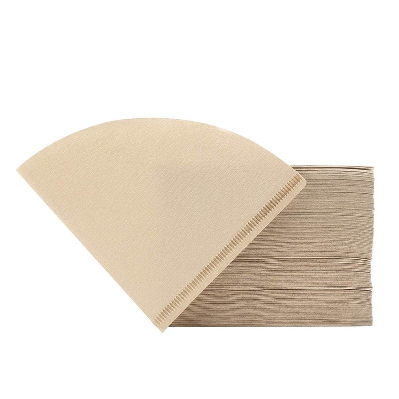 100 Pieces New Wooden Hand V60 Drip Paper Coffee Filter 102