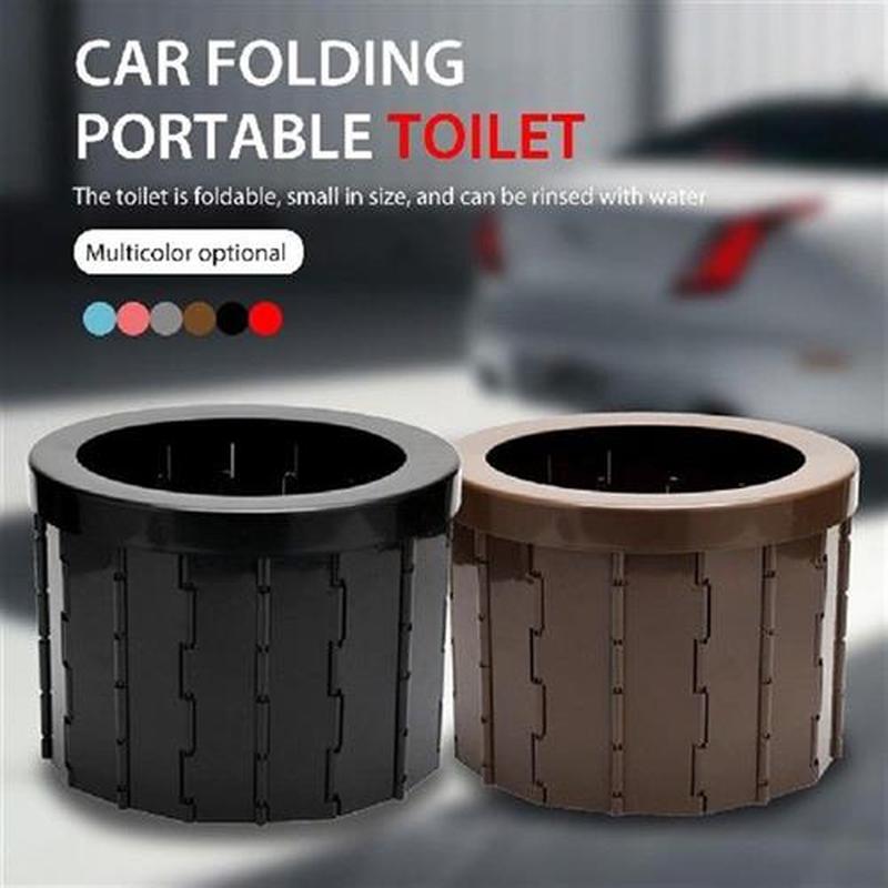 Portable Folding Toilet Commode Toilet Seat Outdoor Car