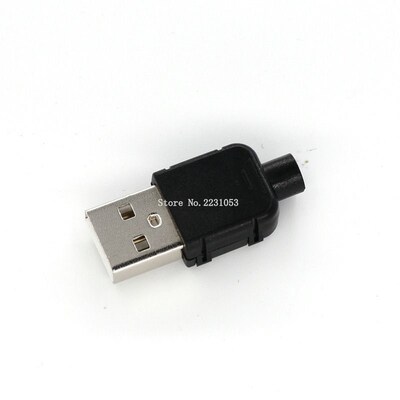 10 Sets DIY USB 2.0 Connector Plug A Type Male 4 Pin Assembl