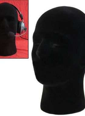 Brand New 2019 Male Black Polystyrene Styrofoam Foam Head