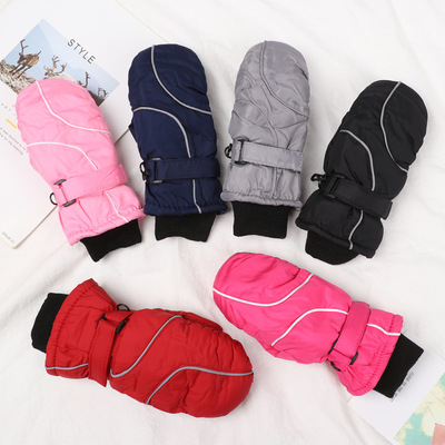 1Pair New Fashion Children Kids Winter Snow Warm Gloves Boys