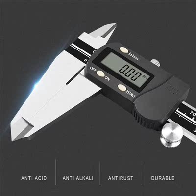 Digital Caliper Stainless Steel LCD Screen 6 Inch 150mm Elec