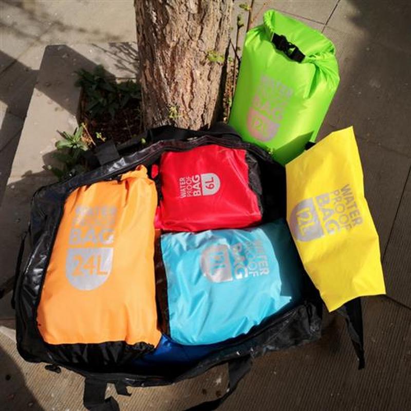 6/12/24L Waterproof Dry Bag Pack Sack Swimming Rafting Kayak