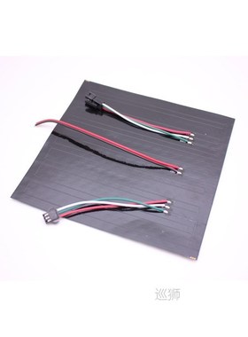 P10mm 16*16 pixels 256leds flexible mini led matrix ws2812 W