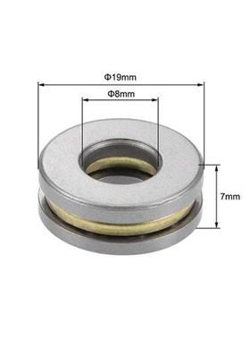 10 Pcs F8-19M Miniature Thrust Ball Bearings 8mm x 19mm x 7m