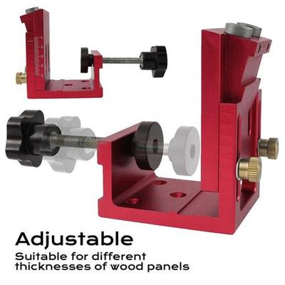 Pocket Hole Jig Aluminum Drill Guide Kit Adjustale Woodwork